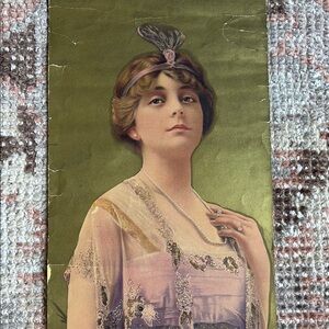 Vintage Art Nouveau Woman Print